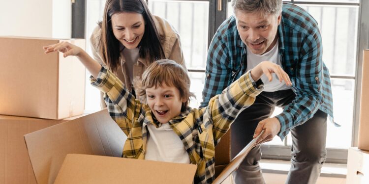 moving with kids