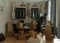 packing the kitchen for moving